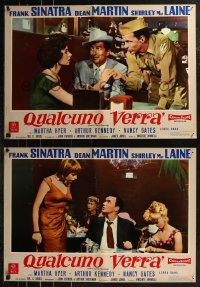 8j0920 SOME CAME RUNNING group of 7 Italian 19x27 pbustas 1959 Frank Sinatra, Dean Martin & MacLaine!
