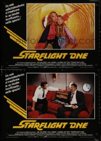 8j0836 STARFLIGHT ONE group of 9 Italian 18x26x27 pbustas 1983 Lee Majors, Hal Linden, Lauren Hutton!