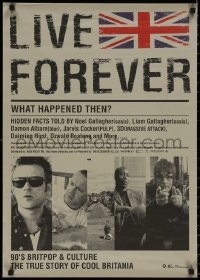 8j0534 LIVE FOREVER Japanese 2004 Oasis' Noel & Liam Gallagher, Blur, Massive Attack, Britpop!