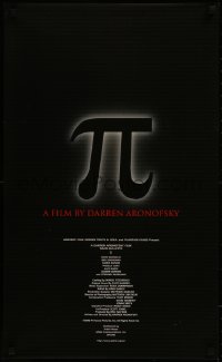 8j0603 PI Japanese 18x29 1998 Darren Aronofsky sci-fi mathematician thriller!