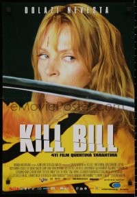 8j0672 KILL BILL: VOL. 1 Yugoslavian 19x27 2003 Quentin Tarantino, sexy Uma Thurman with katana!