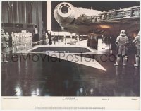8k1202 STAR WARS color 11x14 still 1977 Darth Vader with Storm Troopers by Milennium Falcon in hangar