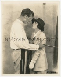 8k0046 BEAU SABREUR 8x10 still 1928 close up of Legionnaire Gary Cooper grabbing Evelyn Brent!