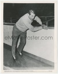 8k0062 BISHOP'S WIFE 8x10.25 still 1948 Cary Grant is not very nimble on his ice skates!