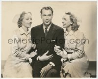 8k0086 CASANOVA BROWN 7.75x9.5 still 1944 Gary Cooper with sexy nurses Florence Lake & Ann Evers!