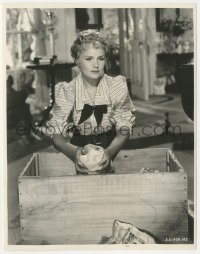 8k0096 COME & GET IT 8x10 key book still 1936 pretty Frances Farmer unpacking crate, Howard Hawks!