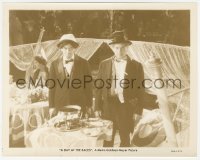 8k0107 DAY AT THE RACES 8x10 still 1937 Chico Marx & Harpo standing by table w/ Dumont behind them!