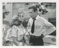 8k0108 DEAD RECKONING 8.25x10 still 1947 Humphrey Bogart gives Lizabeth Scott the third degree!