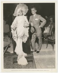 8k0112 DEVIL IS A WOMAN candid 8x10.25 still 1935 Marlene Dietrich & Filipino leader Manuel Quezon!