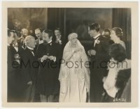 8k0143 EVENING CLOTHES 8x10.25 still 1927 bride Virginia Valli by Adolphe Menjou with goatee!