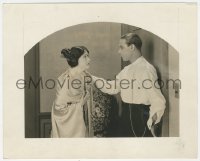 8k0145 EYES OF YOUTH deluxe 8x10 still 1919 Rudolph Valentino glaring at Clara Kimball Young