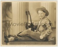 8k0165 GEORGE GOBEL deluxe stage show 8.25x10 still 1926 only 17 years old playing guitar in Chicago!