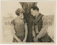 8k0173 GO WEST 8x10.25 still 1925 best c/u of Buster Keaton staring at Kathleen Myers by tree, rare!