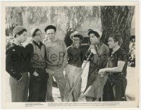 8k0195 HELL'S KITCHEN 8x10.25 still 1939 great c/u of The Dead End Kids under tree, E.A. Dupont!