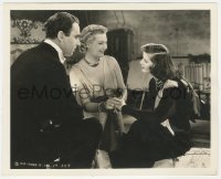 8k0203 HOLIDAY 8x10 key book still 1938 Katharine Hepburn with Binnie Barnes & Henry Daniell
