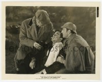 8k0205 HOUND OF THE BASKERVILLES 8x10.25 still 1939 Rathbone as Sherlock Holmes & Bruce as Watson!