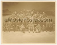 8k0212 ICELAND deluxe candid 8x10 still 1942 great portrait of cast, crew & Sammy Kaye's orchestra!