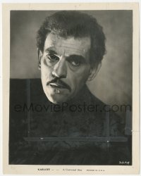 8k0217 INVISIBLE RAY 8x10 still 1936 best head & shoulders portrait of creepy Boris Karloff!