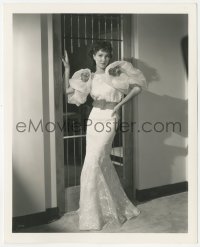 8k0228 JEAN PARKER deluxe 8x10 still 1930s in embroidered organdy frock by Clarence Sinclair Bull!