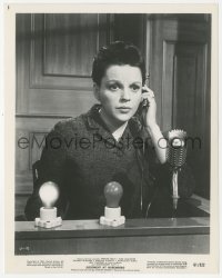 8k0234 JUDGMENT AT NUREMBERG 8x10.25 still 1961 close up of Judy Garland testifying in court!