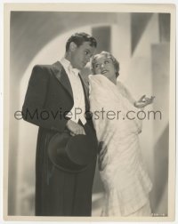 8k0243 LADY REFUSES 8x10.25 still 1931 drunk Betty Compson in fur coat with John Darrow in tuxedo!