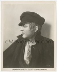 8k0271 MAD GENIUS 8x10.25 still 1931 great profile portrait of John Barrymore in costume!