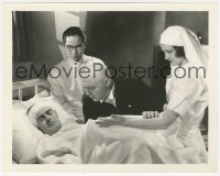 8k0272 MAD LOVE 8x10.25 still 1935 Peter Lorre, Keye Luke & Colin Clive in hospital, Hands of Orlac!