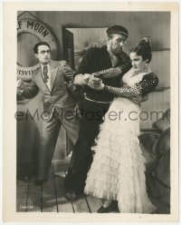 8k0297 MOVIE CRAZY 8x10.25 still 1932 Harold Lloyd rescues Constance Cummings from huge bad guy!