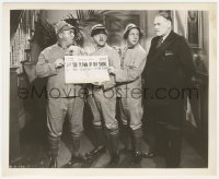 8k0311 NO DOUGH BOYS 8.25x10 still 1944 Curly, Moe & Larry dressed as Japanese soldiers, 3 Stooges!