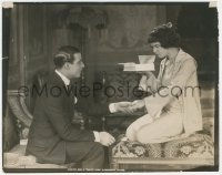 8k0314 NOBODY HOME 8x10.25 still 1919 Rudolph Valentino as fortune hunter, Dorothy Gish, ultra rare!