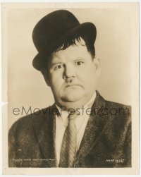 8k0321 OLIVER HARDY 8x10.25 still 1930s great MGM studio portrait of the legendary comedian!