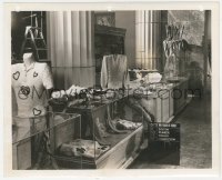 8k0326 ONE TOUCH OF VENUS candid 8.25x10 still 1948 Ava Gardner's wardrobe in cases & on mannequins!