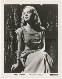 8k0332 PEGGY CUMMINS 8x10.25 still 1940s seated portrait of the beautiful blonde Fox actress!