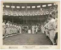 8k0343 PRIDE OF THE YANKEES 8.25x10 still 1942 Gary Cooper as Lou Gehrig shaking hands w/Babe Ruth!