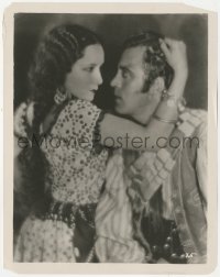 8k0357 REVENGE 8x10.25 still 1928 best romantic close up of Dolores Del Rio & LeRoy Mason!
