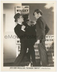 8k0365 ROARING TWENTIES 8x10.25 still 1939 c/u of James Cagney about to punch Humphrey Bogart!