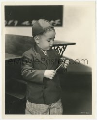 8k0400 SPANKY McFARLAND 8x10 still 1935 he's in school advertising Our Gang pencil sharpener, rare!
