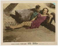 8k0017 STRANGE CARGO color-glos 8x10.25 still 1940 Clark Gable & Joan Crawford laying on the beach!