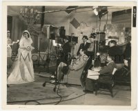 8k0452 TIME OUT FOR ROMANCE candid 8.25x10 still 1937 St. Clair & crew filming bride Claire Trevor!