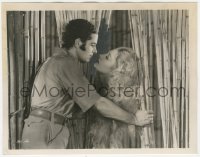 8k0461 TRADER HORN 8x10.25 still 1931 close up of Edwina Booth & Duncan Renaldo in love scene!