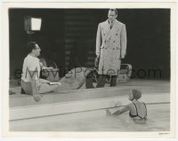 8k0466 TWO-FACED WOMAN candid 8x10.25 still 1941 Greta Garbo in pool by Melvyn Douglas & Cukor!