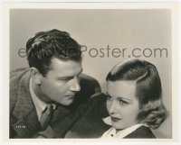 8k0464 TWO IN A CROWD 8.25x10 still 1936 close up of Joel McCrea staring at pretty Joan Bennett!
