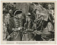 8k0467 UNCONQUERED 8x10.25 still 1947 Gary Cooper with Native American Boris Karloff & Indians!