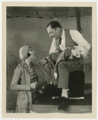 8k0471 UNHOLY 3 8.25x10 still 1930 Lon Chaney Sr. & ventriloquist dummy with pretty Lila Lee!