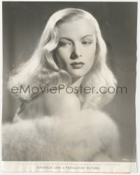 8k0474 VERONICA LAKE 7.5x9.5 still 1941 glamorous portrait of the beautiful blonde leading lady!