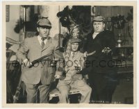8k0481 WE WANT OUR MUMMY 8x10.25 still 1939 3 Stooges Moe, Larry & Curly in deerstalker hats, rare!