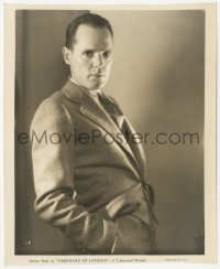 8k0483 WEREWOLF OF LONDON 8x10 still 1935 Universal studio portrait of Henry Hull in suit & tie!