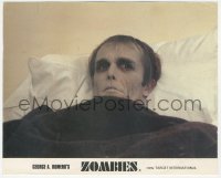 8k0025 DAWN OF THE DEAD color English FOH LC 1978 George Romero, Reiniger in bed transforming!