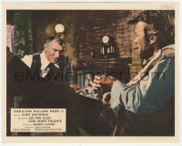 8k0026 FOR A FEW DOLLARS MORE color English FOH LC 1967 Clint Eastwood & Van Cleef in staredown!