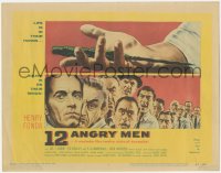 8k0557 12 ANGRY MEN TC 1957 Henry Fonda, Sidney Lumet courtroom jury classic, life is in the